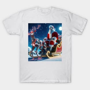 Cyborg Santa T-Shirt